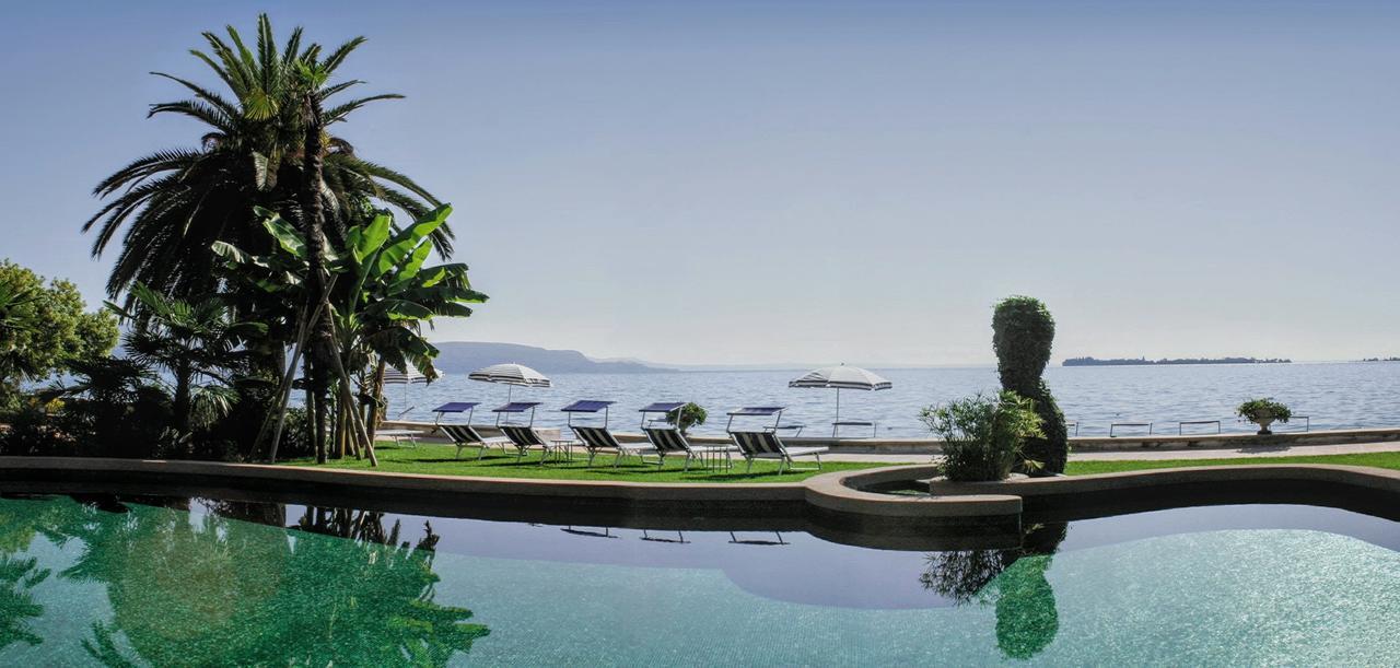Hotel Monte Baldo E Villa Acquarone Gardone Riviera Exterior foto